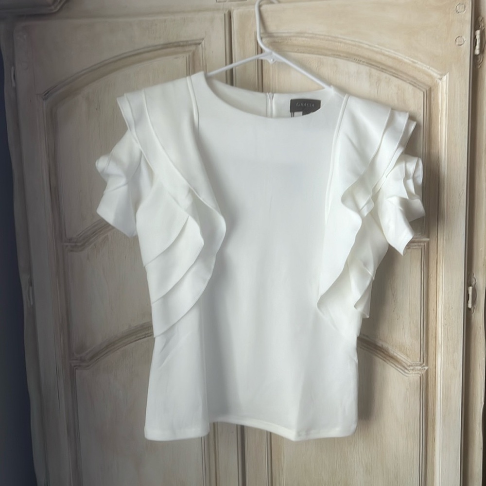 Gracia White Blouse